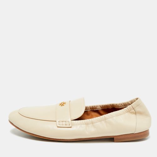 Leather Scrunch Ballet Flats Size 38 - Tory Burch - Modalova