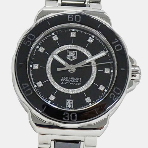 Stainless Steel Ceramic Formula 1 Automatic Women's Wristwatch 34.5 mm - Tag Heuer - Modalova