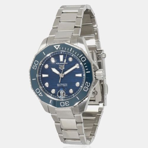 Stainless Steel Aquaracer Automatic Women's Wristwatch 36 mm - Tag Heuer - Modalova