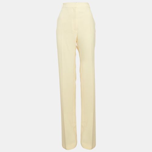 Pastel Stretch Crepe Straight Leg Trousers M - The Attico - Modalova