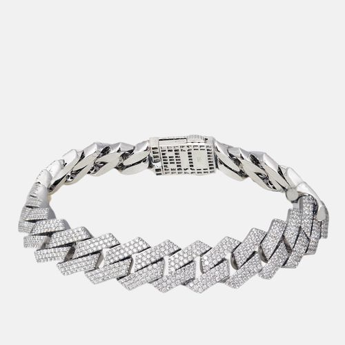 K Gold 9.25 ct Diamond Bracelet - The Diamond Edit - Modalova