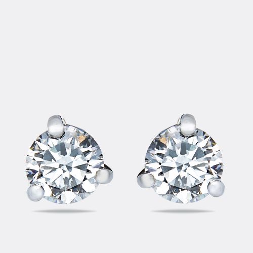 Lab Grown Diamonds 0.60 cts Gold Stud Earrings - The Diamond Edit - Modalova