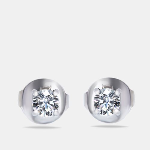 Lab Grown Diamonds 0.65 cts Gold Stud Earrings - The Diamond Edit - Modalova