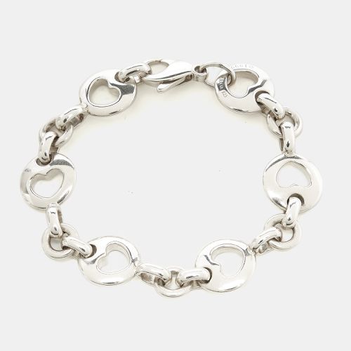 Stencil Heart Sterling Oval Link Bracelet - Tiffany & Co. - Modalova