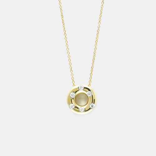 K Gold, Platinum and Diamond Etoile Pendant Necklace - Tiffany & Co. - Modalova