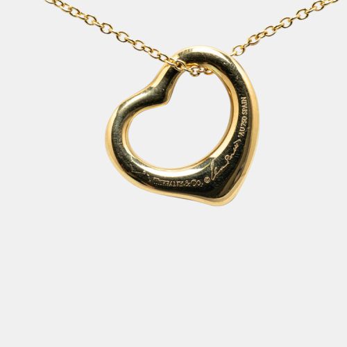 Elsa Peretti Open Heart 18K Gold Necklace - Tiffany & Co. - Modalova