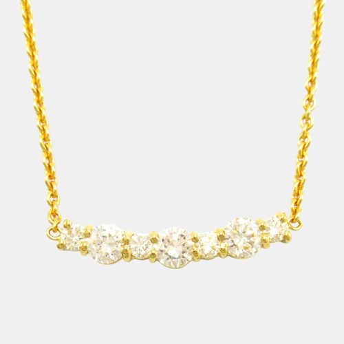 Vintage Diamond Necklace 18k Gold Clear Metal - Tiffany & Co. - Modalova