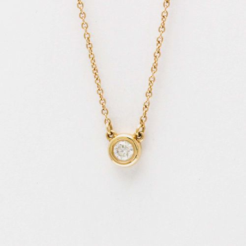 K Rose and Diamond Elsa Peretti Diamonds by the Yard Pendant Necklace - Tiffany & Co. - Modalova