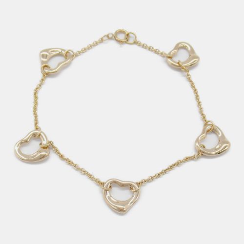 K Gold Open Heart 5-Link Bracelet - Tiffany & Co. - Modalova