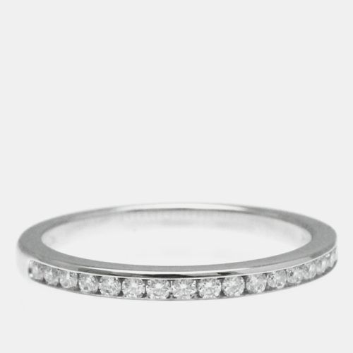 Platinum Diamond Half Eternity Ring EU 52 - Tiffany & Co. - Modalova