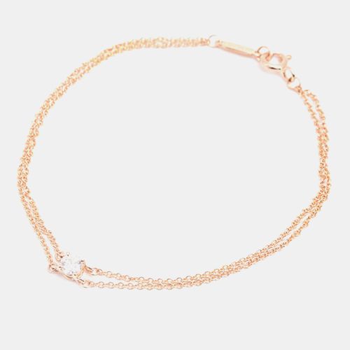 K Gold Tiffany Solitaire Diamond Bracelet - Tiffany & Co. - Modalova