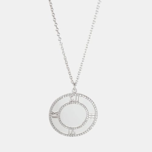 K Gold 0.25 CTW Atlas Diamond Circle Pendant Necklace - Tiffany & Co. - Modalova