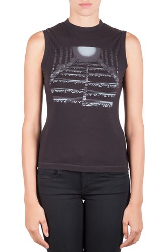 Cotton Pixel Moon Printed Tank Top M - Peter Pilotto - Modalova