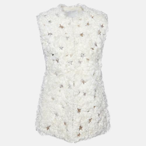 Star Sequined Lamb Fur Gillet S - Valentino - Modalova