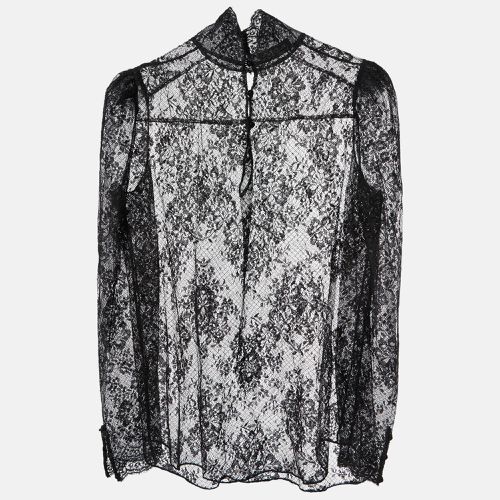 Lace Sheer Full Sleeve Blouse L - Valentino - Modalova