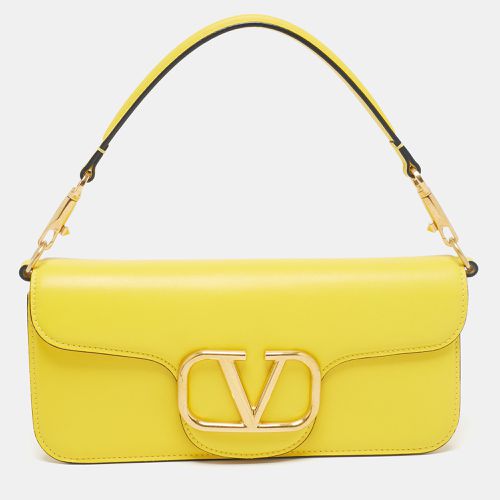 Leather Medium Loco Shoulder Bag - Valentino - Modalova