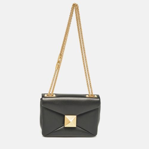 Leather One Stud Chain Shoulder Bag - Valentino - Modalova