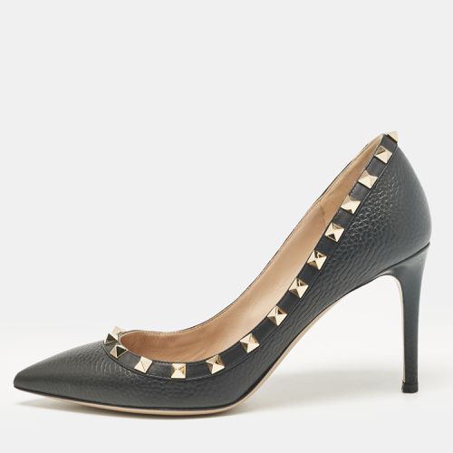 Leather Rockstud Pumps Size 37.5 - Valentino - Modalova