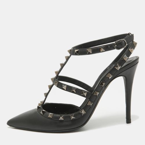 Leather Rockstud Pumps Size 39 - Valentino - Modalova