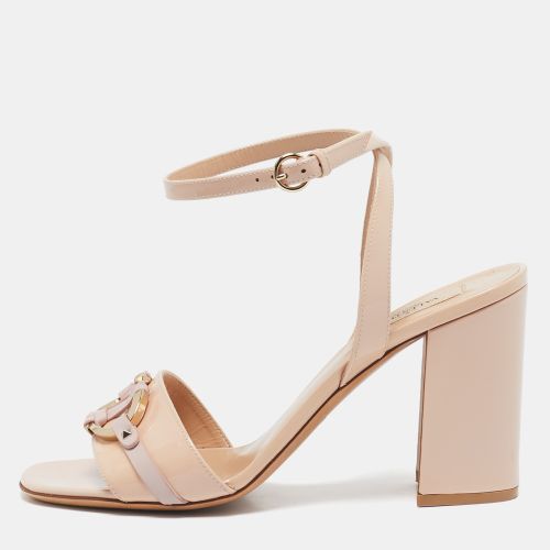 Patent Leather Ankle Strap Sandals Size 37.5 - Valentino - Modalova