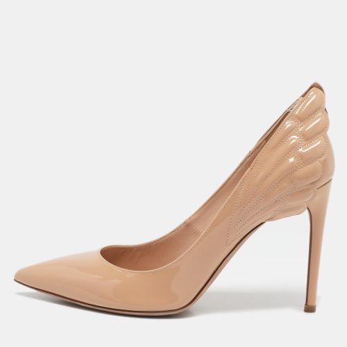 Patent Leather Wings Detail Pointed Toe Pumps Size 38.5 - Valentino - Modalova