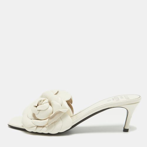 Off Leather Atelier 03 Rose Edition Slide Sandals Size 36.5 - Valentino - Modalova
