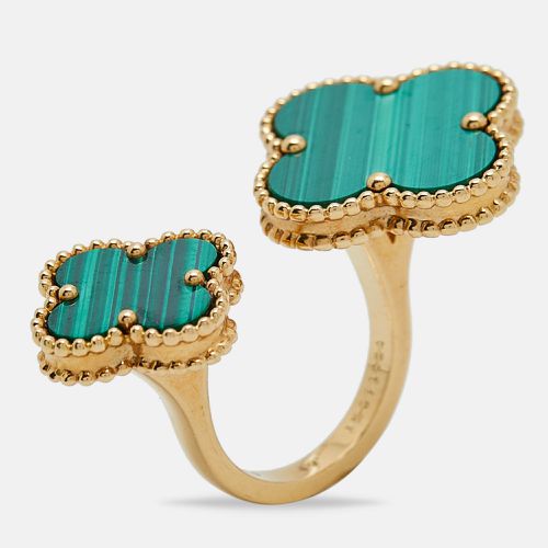 Magic Alhambra Between The Finger Malachite 18k Gold Ring Size 49 - Van Cleef & Arpels - Modalova