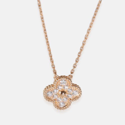 K Rose Alhambra Pendant 0.48 CTW - Van Cleef & Arpels - Modalova