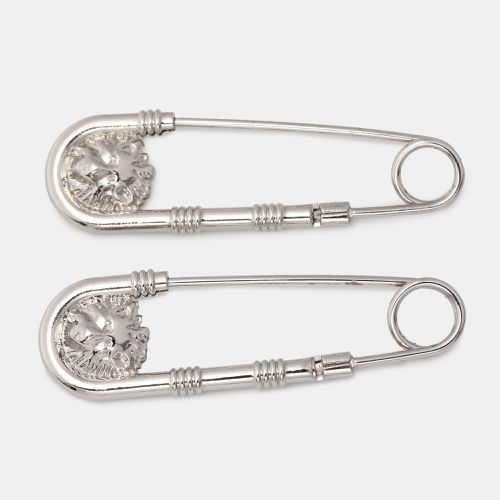 Tone Safety Pin Brooch Set of Two - Versace - Modalova