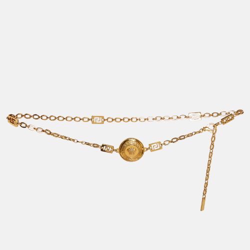 Versace Medusa Gold Tone Chain Belt - Versace - Modalova