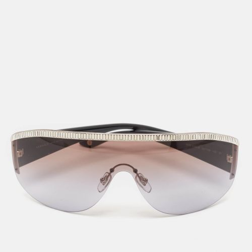 Pink Gradient MOD. 4232-B Crystals Shield Sunglasses - Versace - Modalova