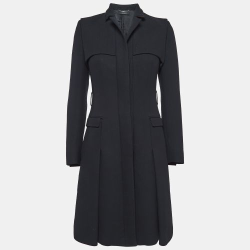 Wool Single-Breasted Trench Coat S - Versace - Modalova