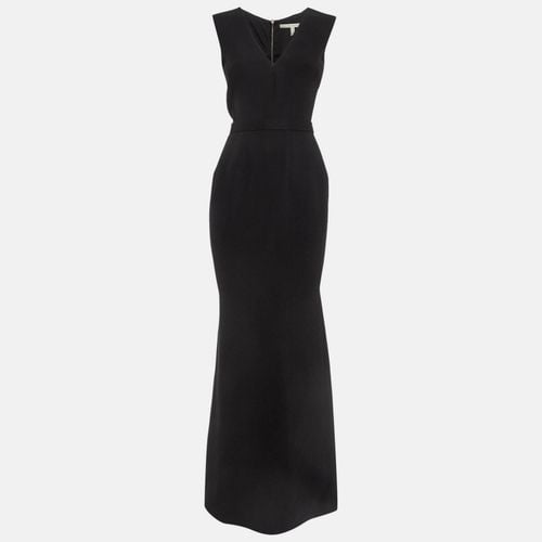 Silk Blend Belted Maxi Dress S - Victoria Beckham - Modalova