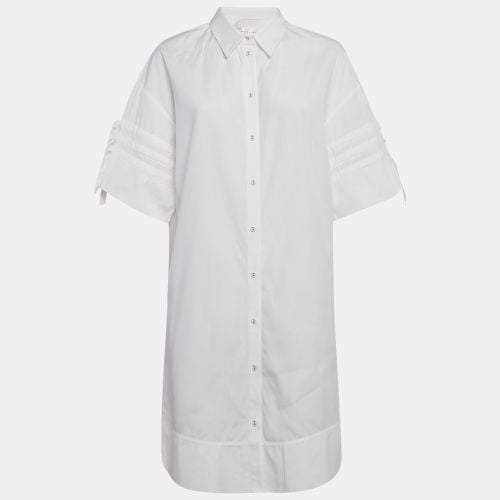 Cotton Poplin Shirt Dress M - Victoria Victoria Beckham - Modalova