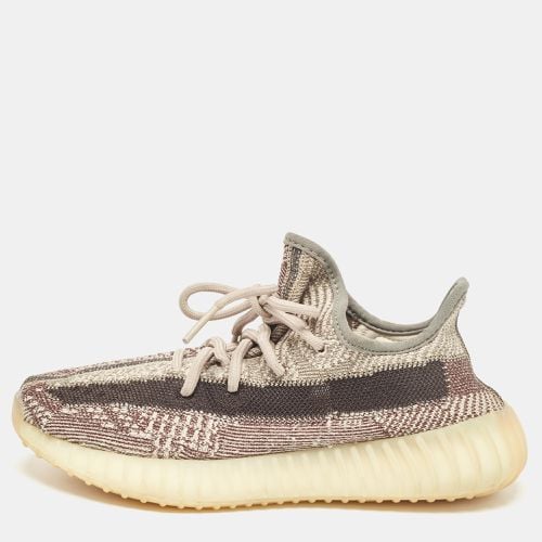 Brown Knit Fabric Boost 350 V2 Zyon Sneakers Size 37 1/3 - Yeezy x Adidas - Modalova