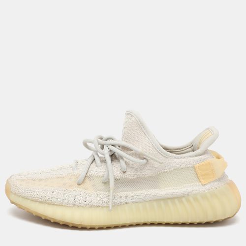 Off Knit Fabric Boost 350 V2 'Light' Sneakers Size 39 1/3 - Yeezy x Adidas - Modalova