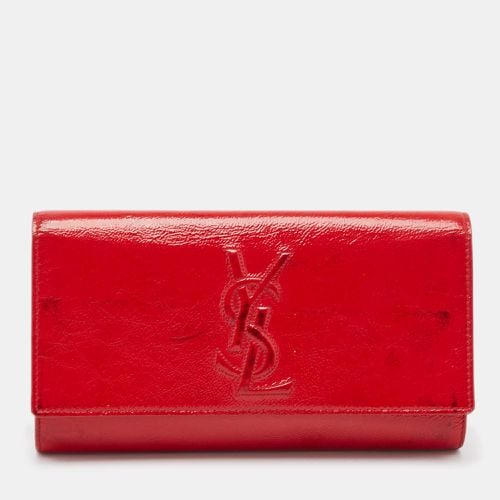 Patent Leather Belle De Jour Flap Clutch - Yves Saint Laurent - Modalova