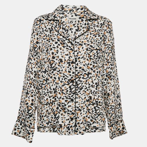 Leopard Print Crepe Tradi Shirt S - Zadig & Voltaire - Modalova