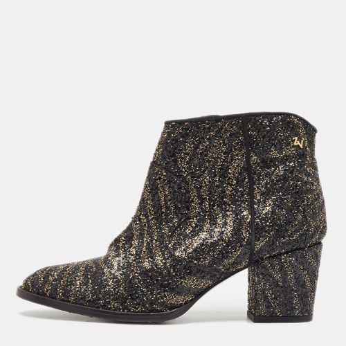 Gold Glitter Molly Ankle Boots Size 40 - Zadig & Voltaire - Modalova