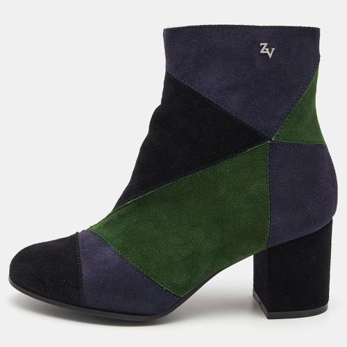 Tricolor Suede Ankle Boots Size 36 - Zadig & Voltaire - Modalova