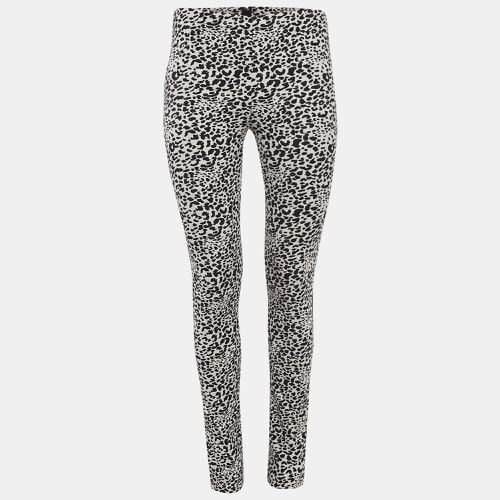 White Animal Print Stretch Cotton Skinny Pants M - Zadig & Voltaire - Modalova