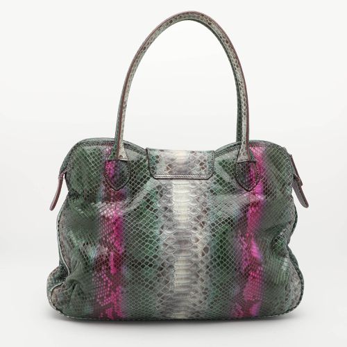 Zagliani Multicolor Python Satchel - Zagliani - Modalova