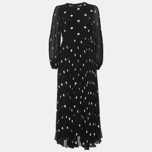 Polka Dot Crepe Sunray Pleated Dress L - Zimmermann - Modalova