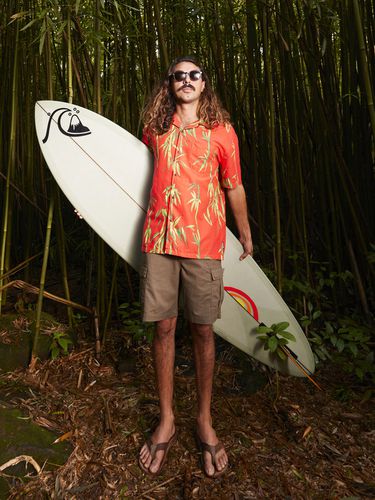Quiksilver - Bamboo DNA Island - Camisa de Manga Corta para Hombre - QUIKSILVER ES - Modalova