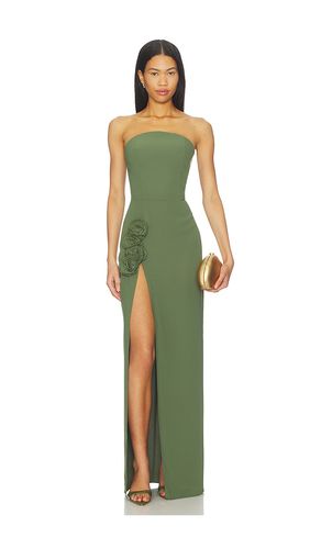 Vestido wolfe en color verde talla L (también en M, S, XL, XS) - Amanda Uprichard - Modalova