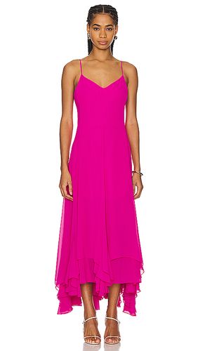 Vestido clemenza en color fucsia talla S (también en XS) - Amanda Uprichard - Modalova