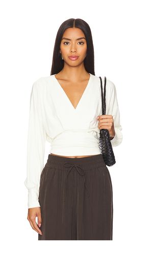 Blusa long sleeve en color crema talla M (también en L, S, XL, XS) - Bobi - Modalova