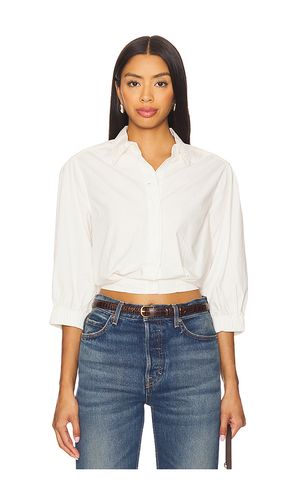 Puff sleeve cropped top en color blanco talla L (también en M, S, XL, XS) - Bobi - Modalova