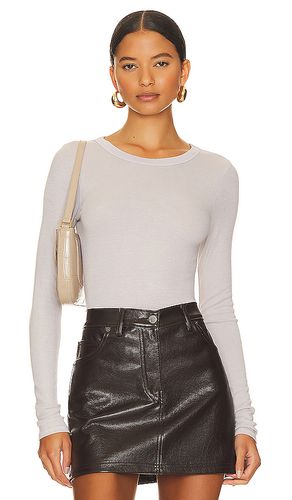 Silk Knit Long Sleeve Tuck Top en . Taille L. Also en M, XL - Enza Costa - Modalova