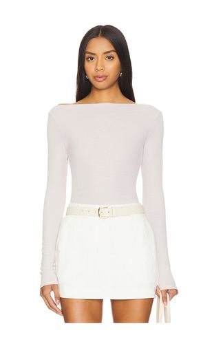 T-SHIRT ENCOLURE BATEAU en . Taille M. Also en L, XL, XS - Enza Costa - Modalova